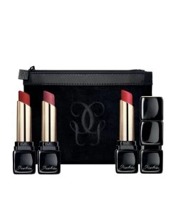 New 👍 Guerlain KissKiss Tender Matte 💄 Lipsticks Trio Set MULTI Make-Up Gift Sets 🧨