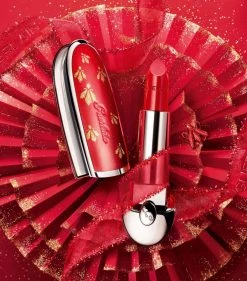 Discount ❤️ Rouge G de Guerlain The Double Mirror Case BLOOMING BEE 💄 Lipsticks 🧨